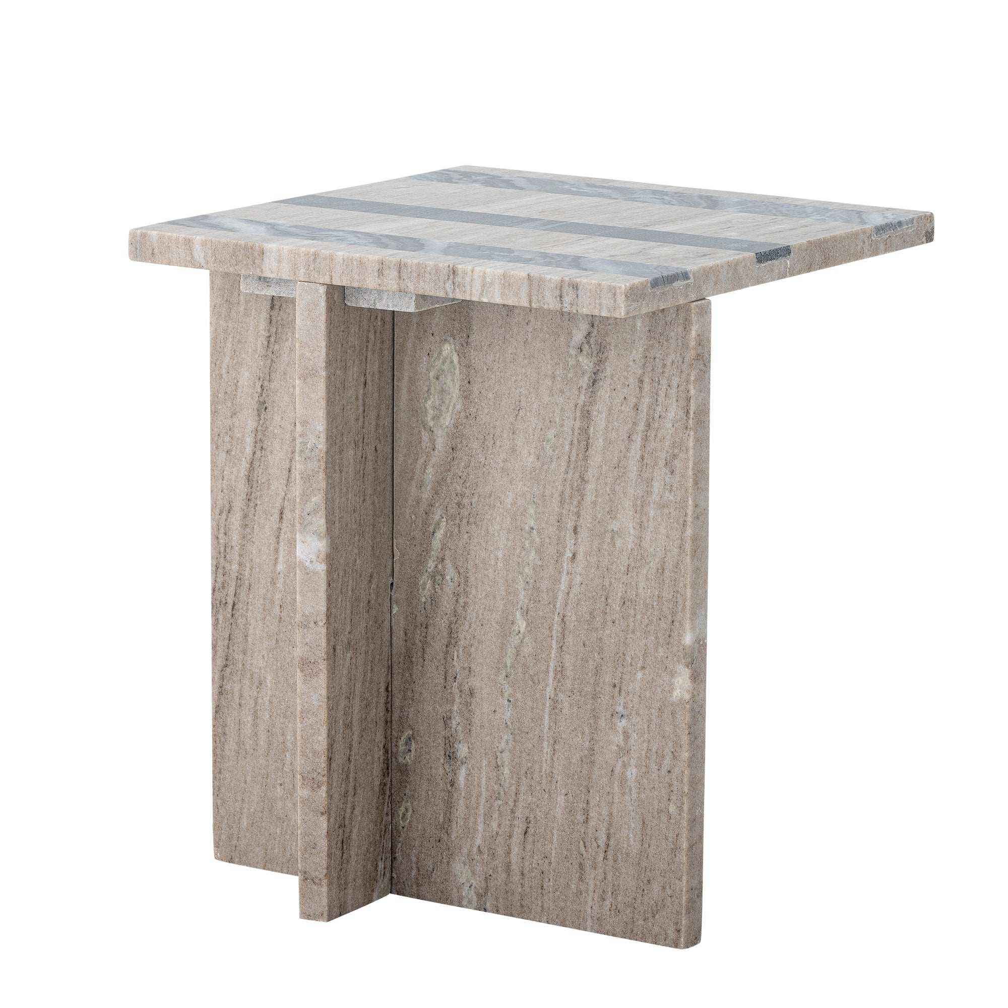 Bijzettafel marmer bruin Clea Bijzettafel marmer bruin Clea