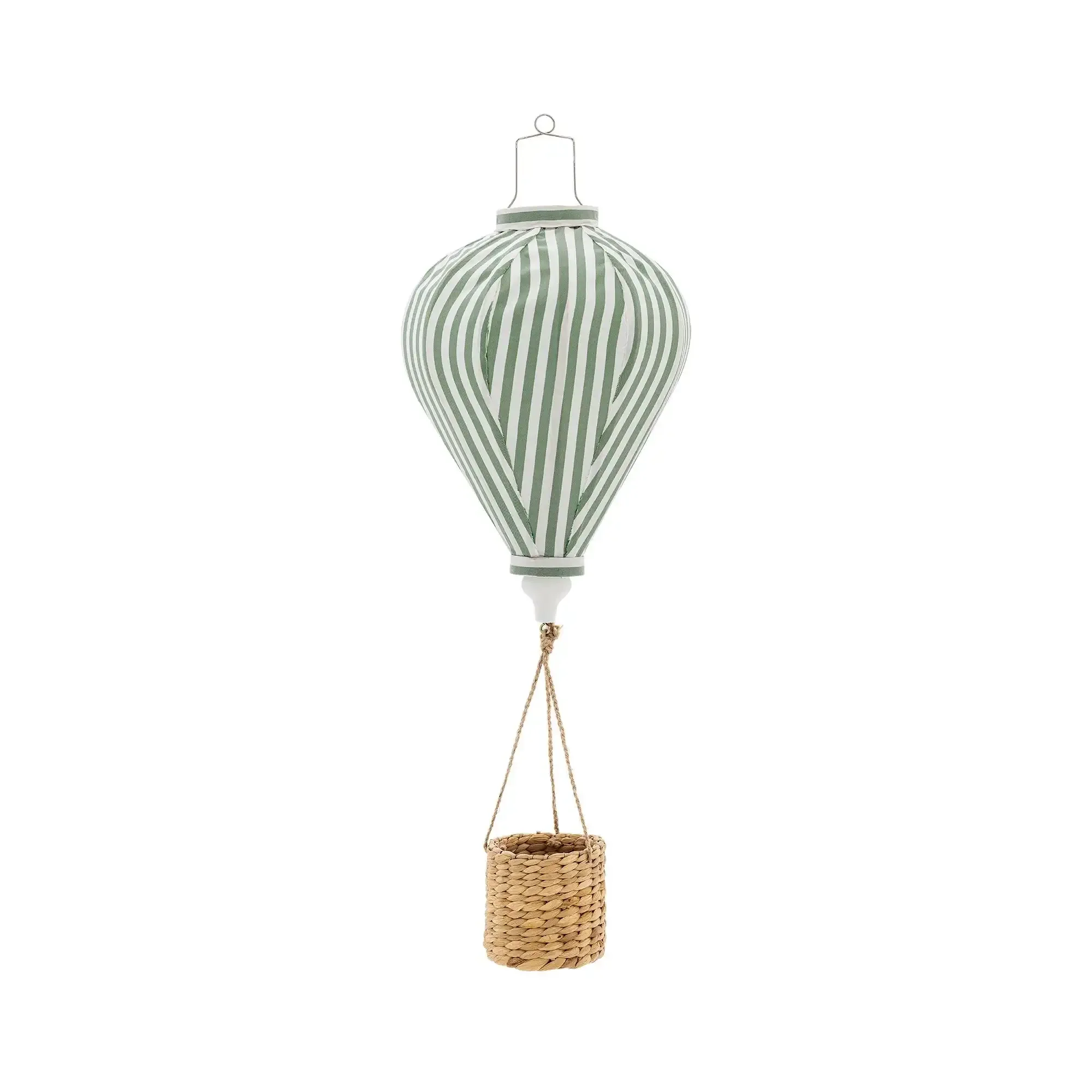 Pomp luchtballon mobiel polyester groen 25cm Pomp luchtballon mobiel polyester groen 25cm