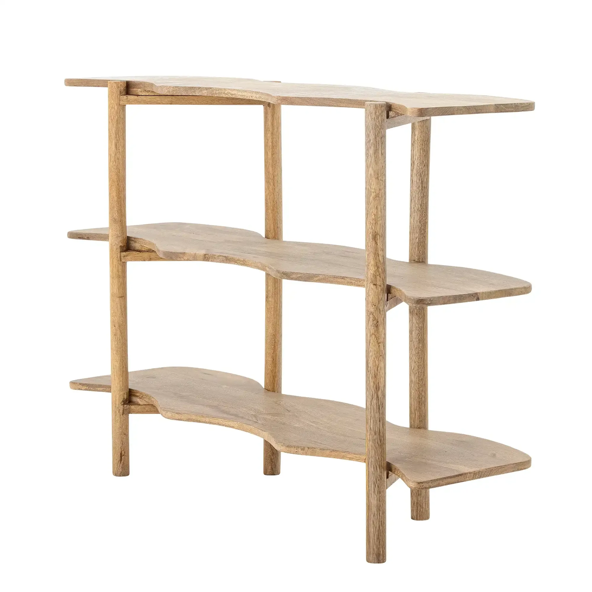 Boekenkast mangohout nature Rivoli 110cm
