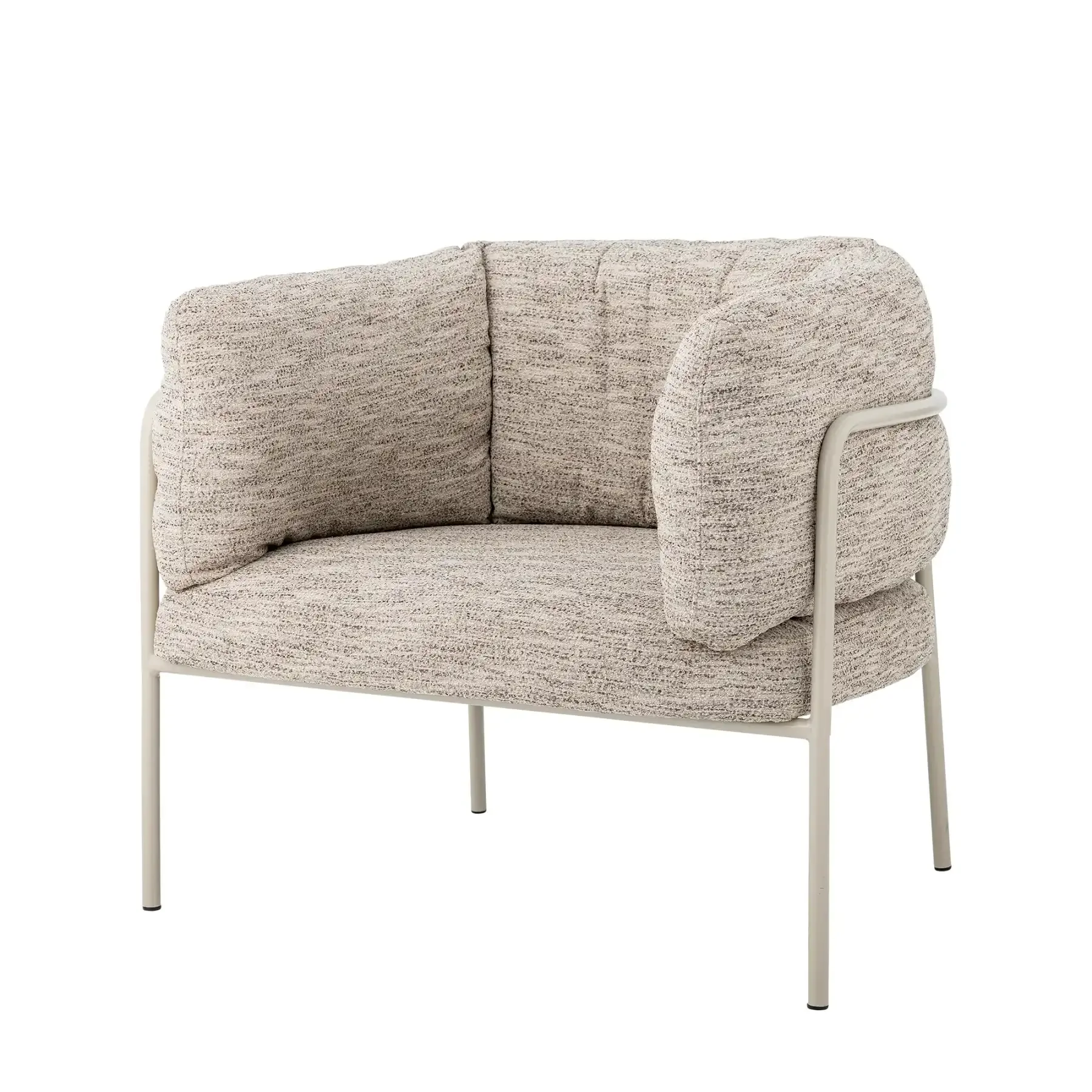 Loungefauteuil beige karel 80cm