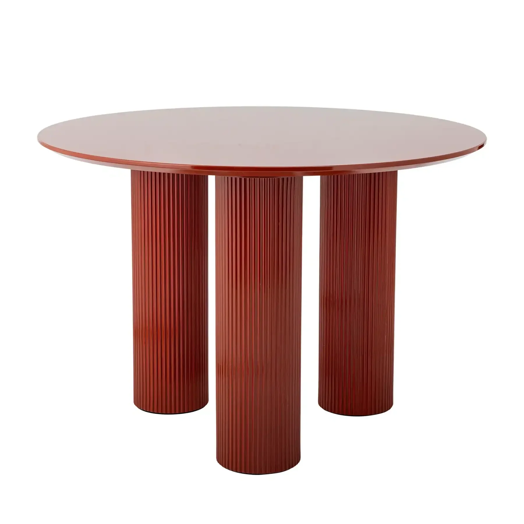 Eettafel rond rood Della 110cm