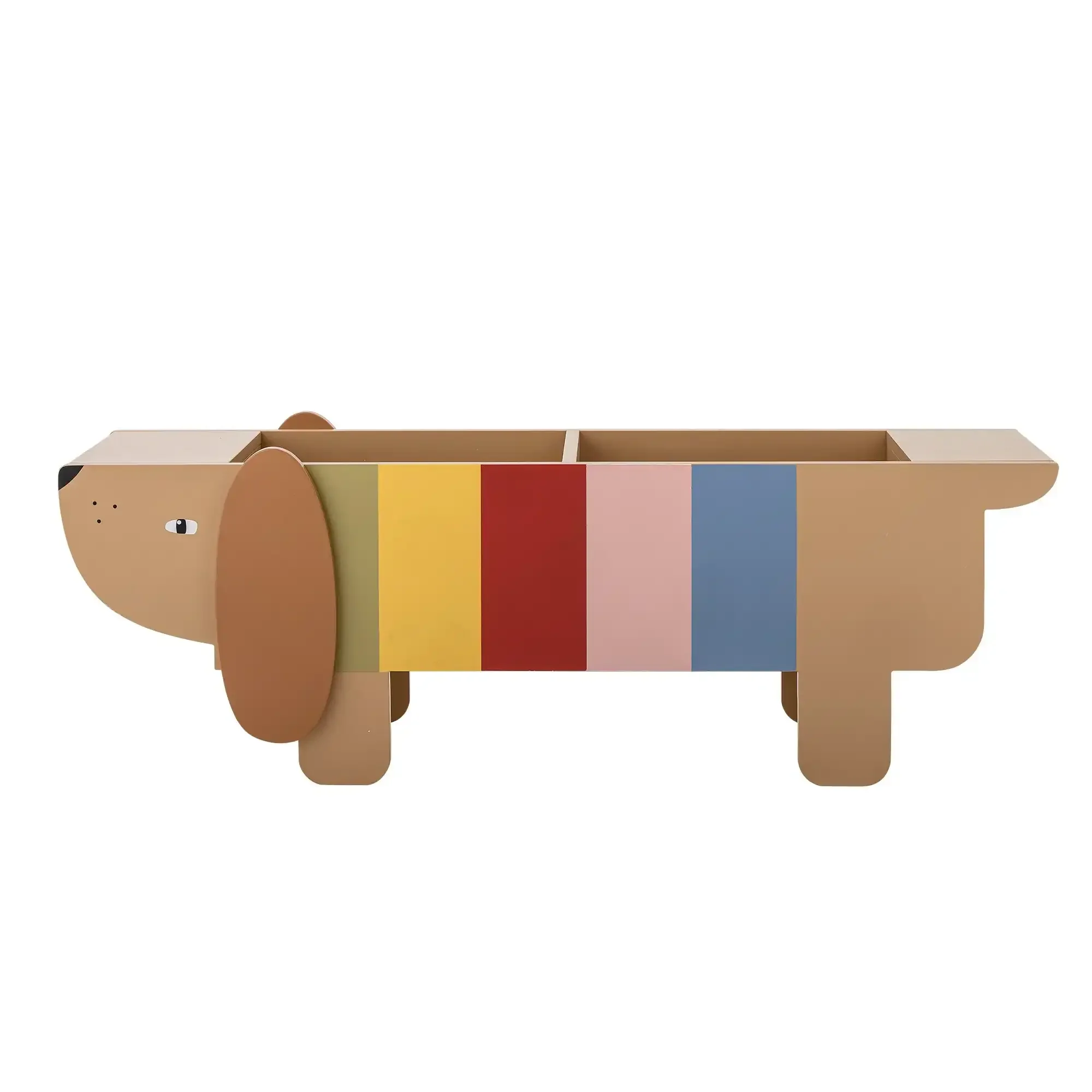 Charlie opberg bak hout multicolor 108cm