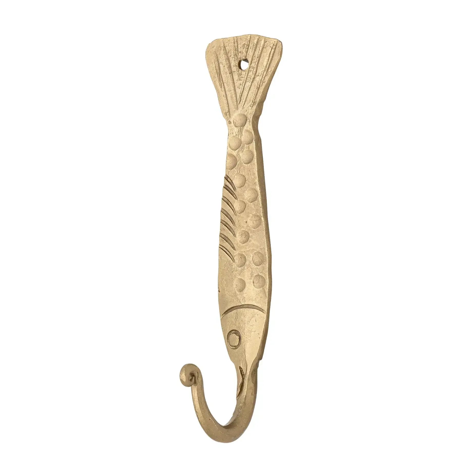 Wandhaak metaal brass chalix 16cm