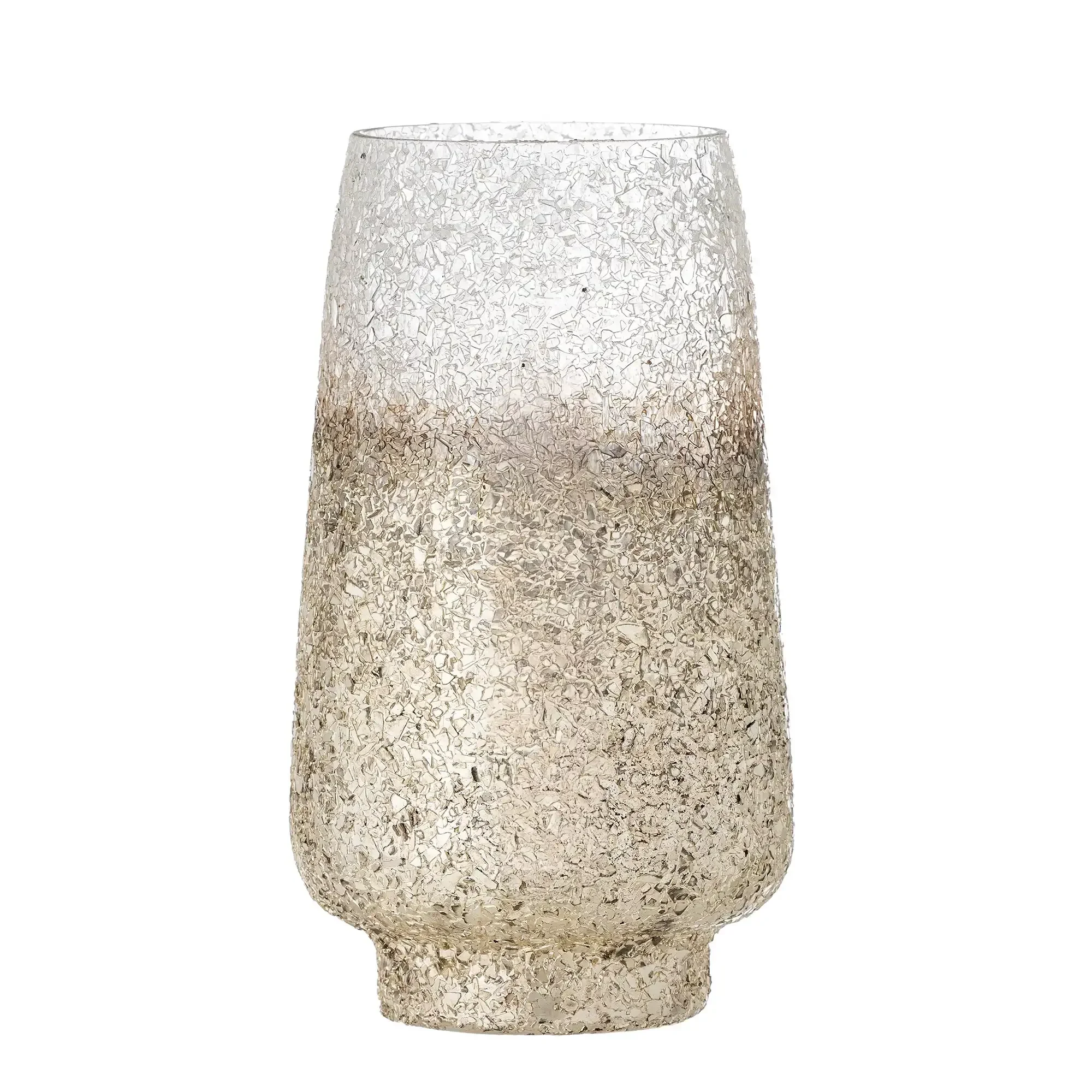 Kandelaar glas zilver Lucina 20cm