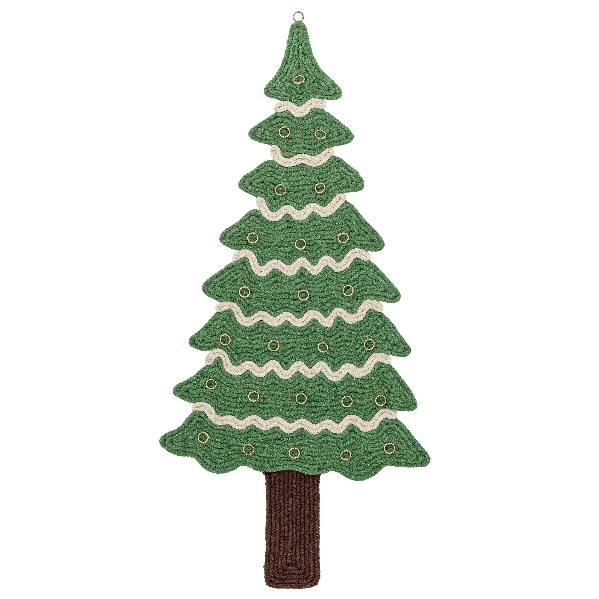 Adventskalender katoen groen Douglas 90cm