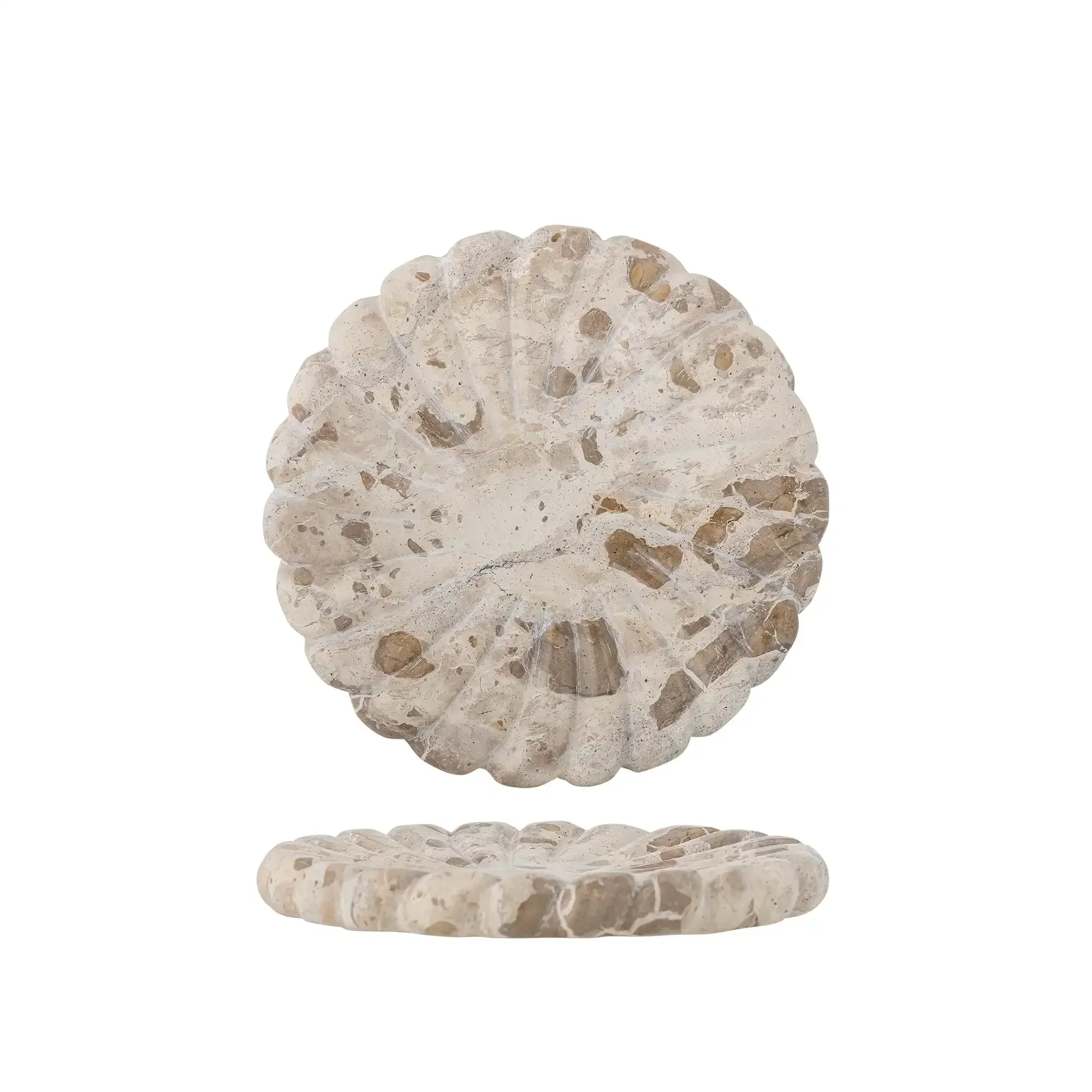 Dienblad marmer nature Marlie 22cm