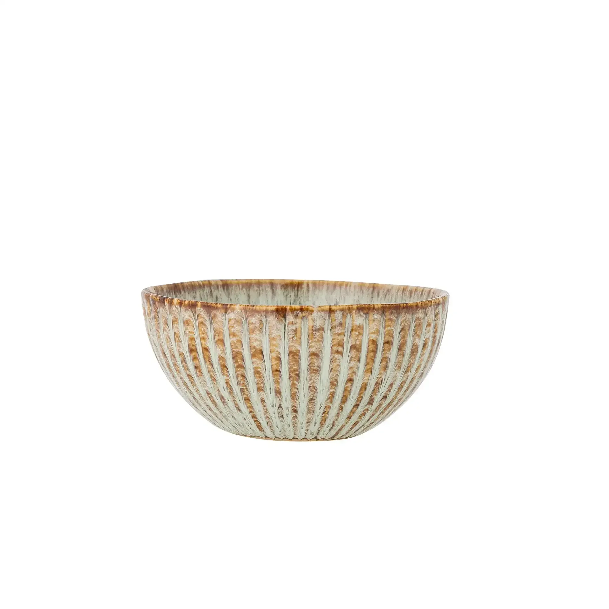 Schaal aardewerk beige/naturel Fleur 11cm