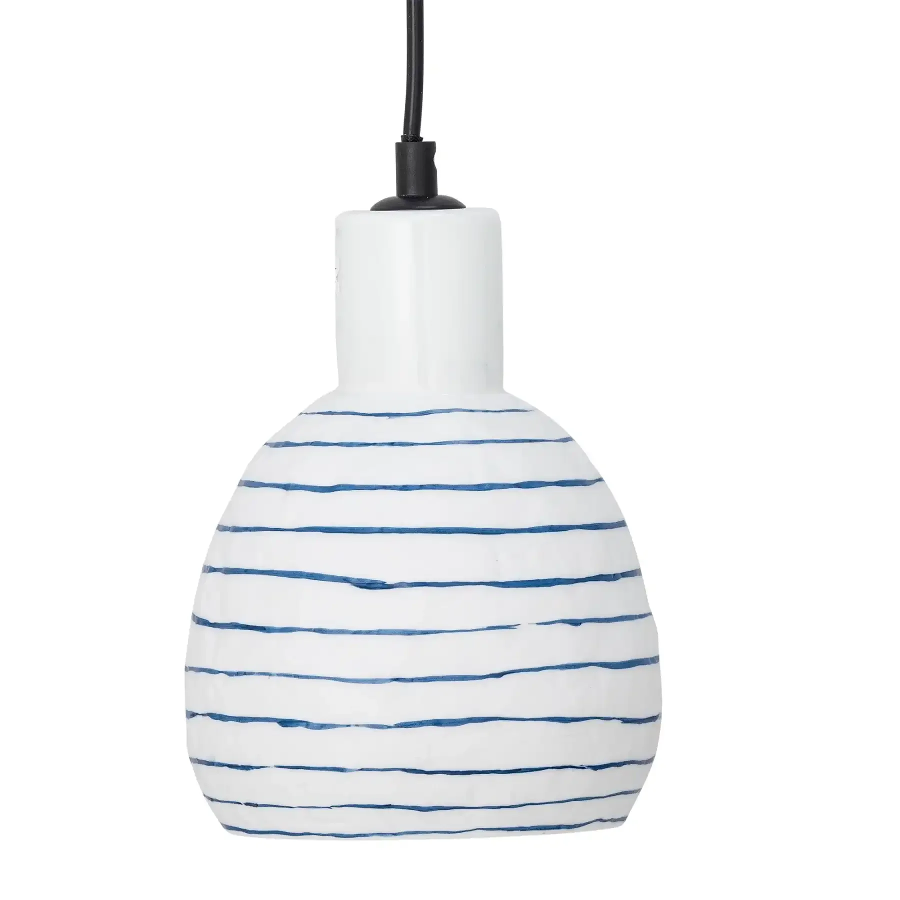 Hanglamp aardewerk wit Elga 14cm