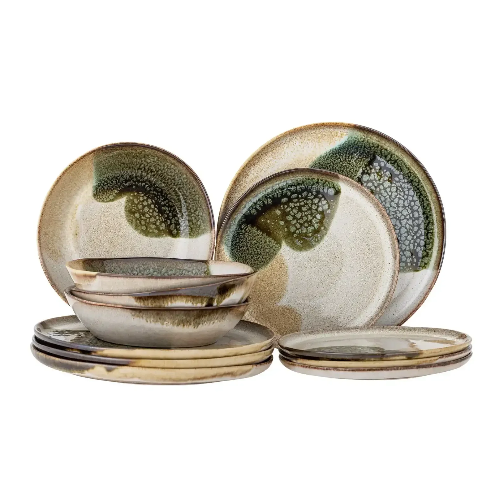 Serviesset groen Jules – set van 12