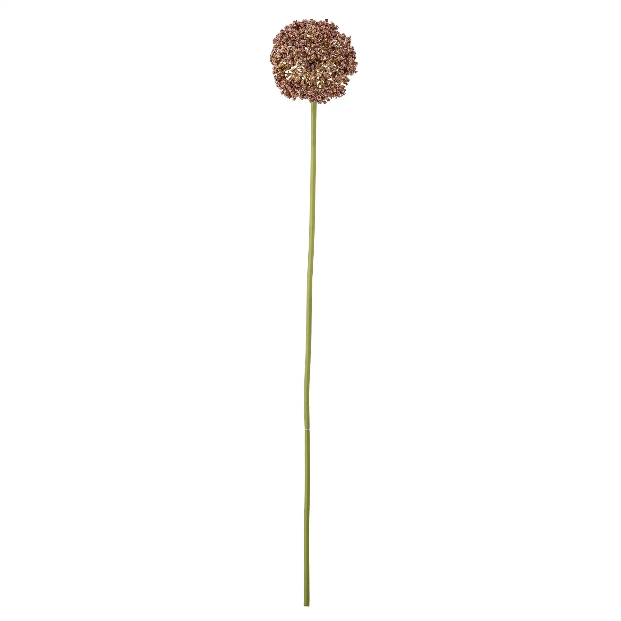 Allium kunstbloem bruin