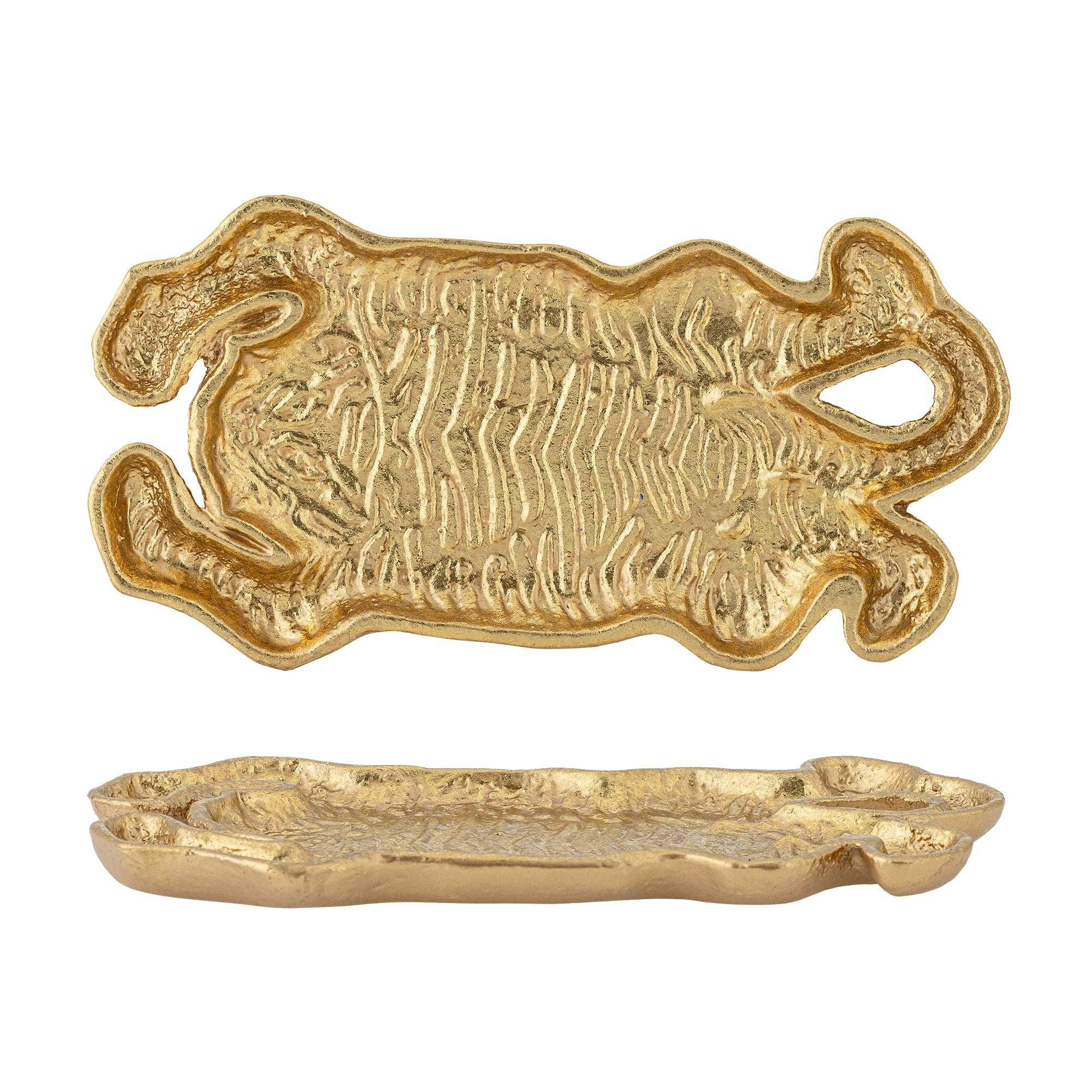 Dienblad gietijzer goud Lester 19cm