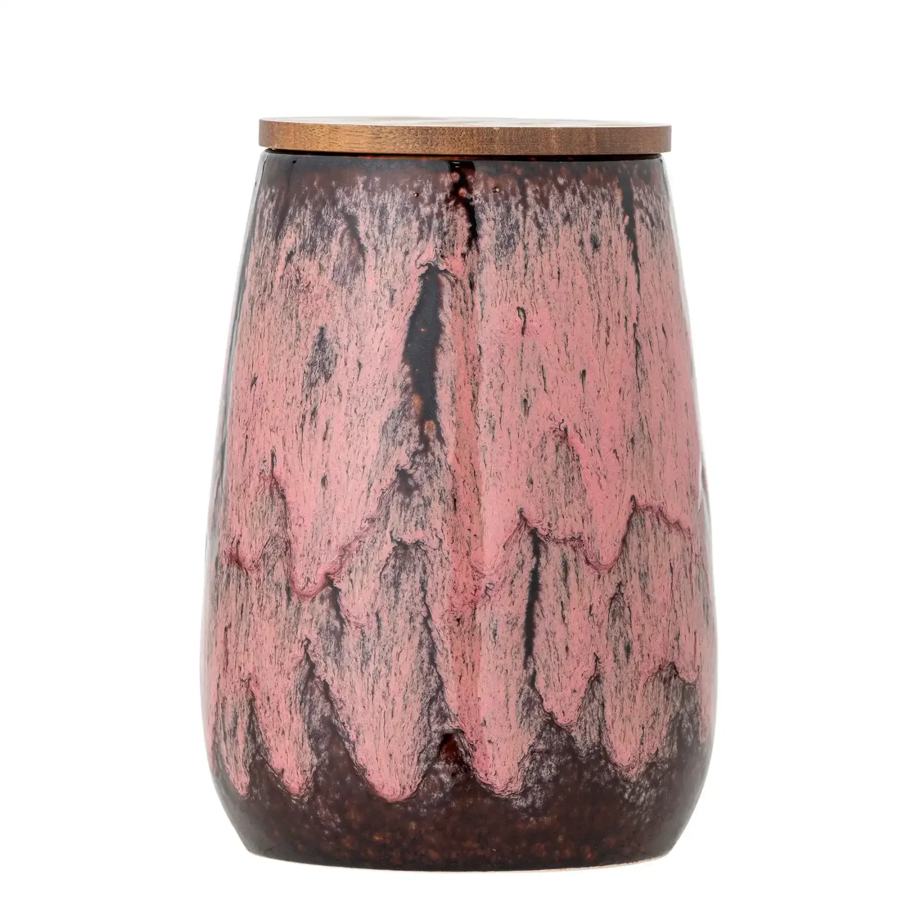 Bewaarpot aardewerk roze Rayen 18cm