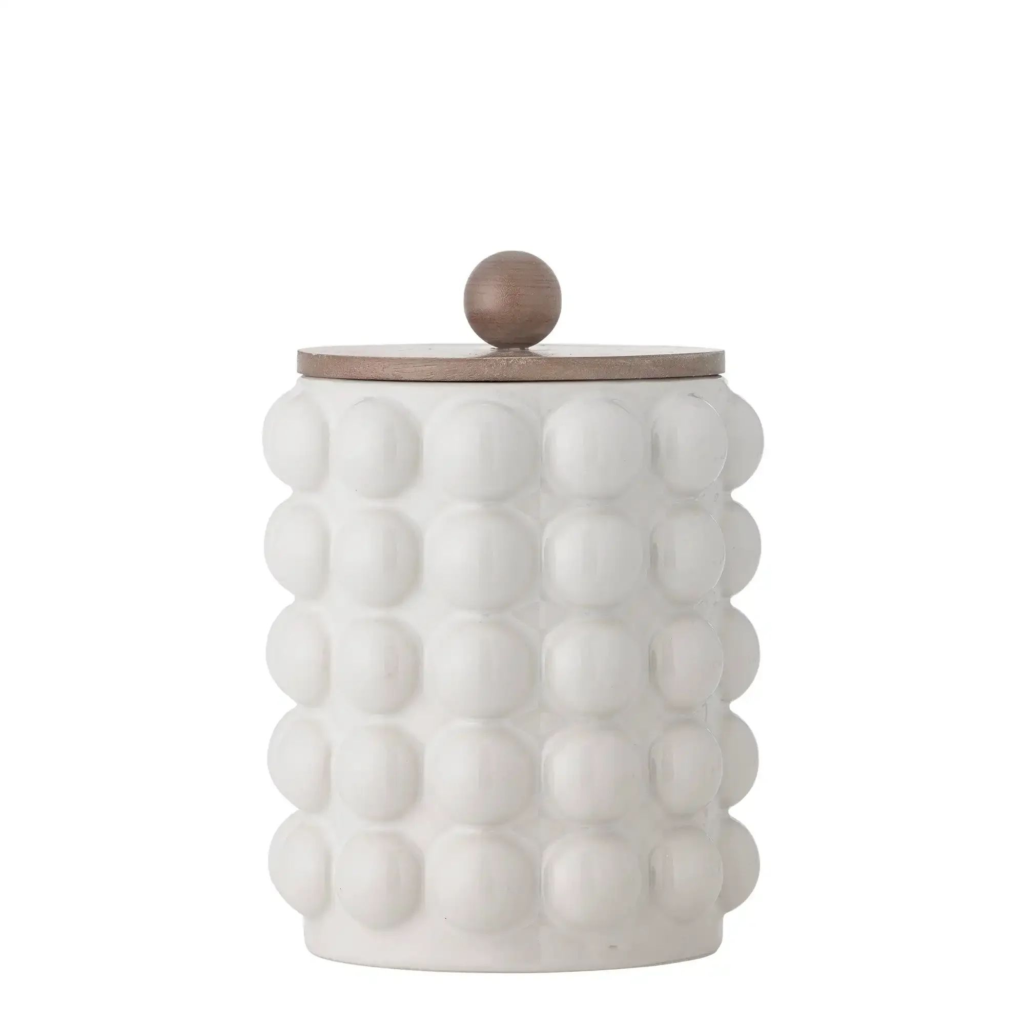 Bewaarpot aardewerk wit Madge 1,3L