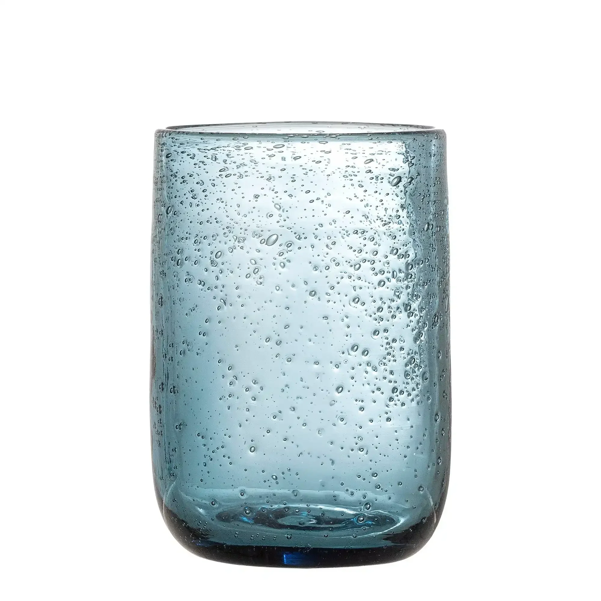 Drinkglas glas blauw Tabby – 4 stuks