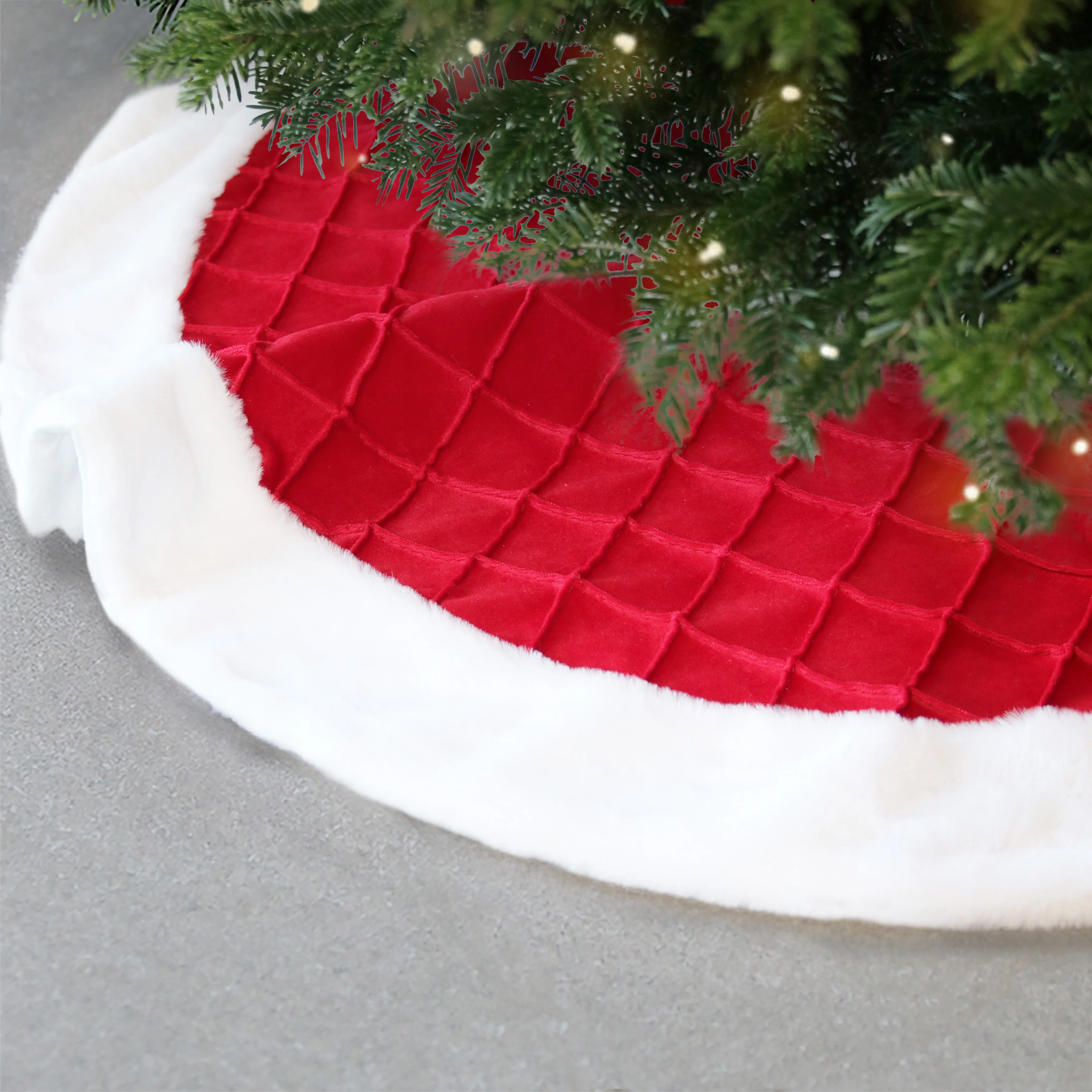 CLOVER – Kerstboomrok – 90 cm rond – Kerst CLOVER – Kerstboomrok – 90 cm rond – Kerst