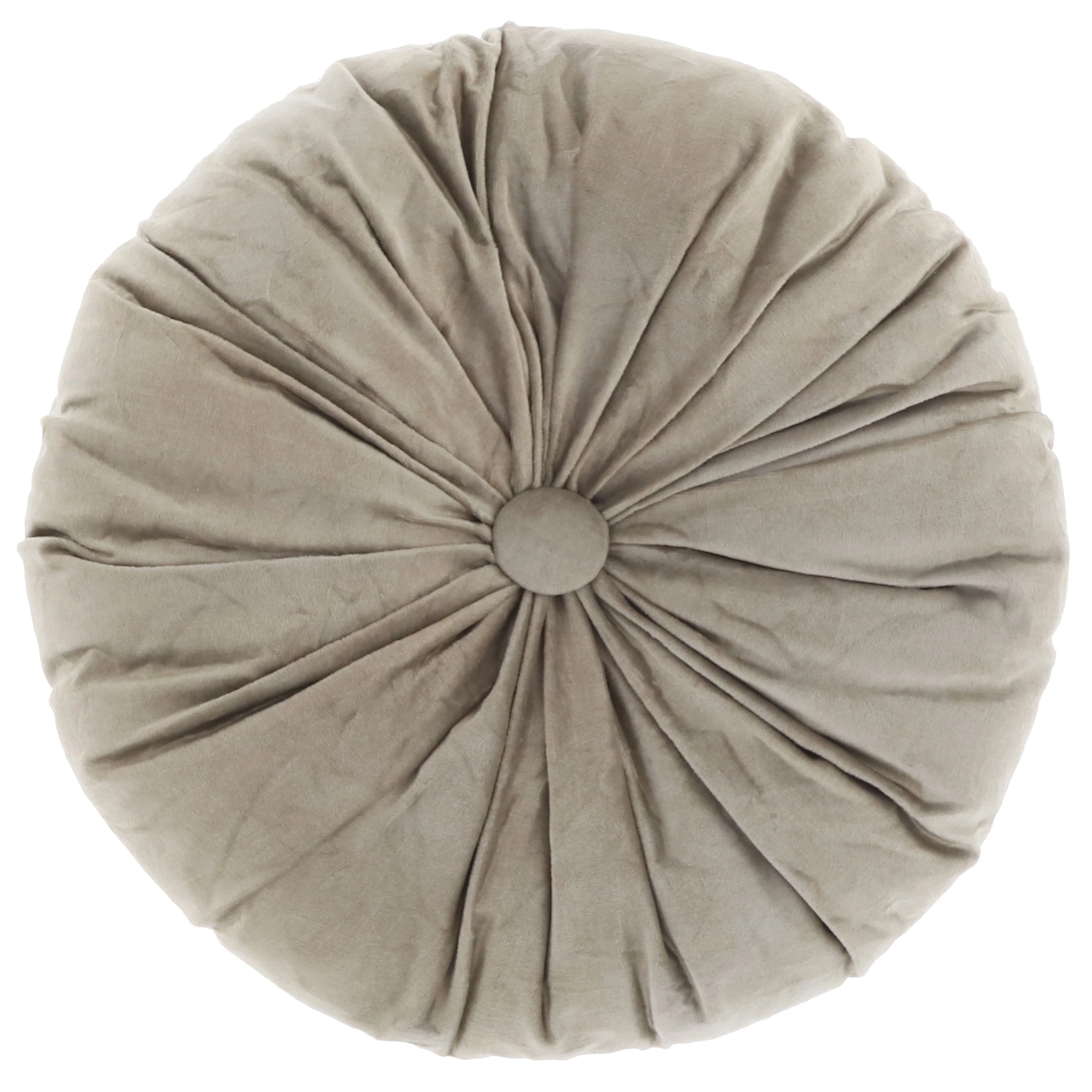BASICS – Sierkussen – 40 cm rond – Effen kleur – Luxe uitstraling