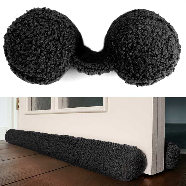 Tochtrol PIP – 2x80x7,5cm – Bouclé – Energiebesparend