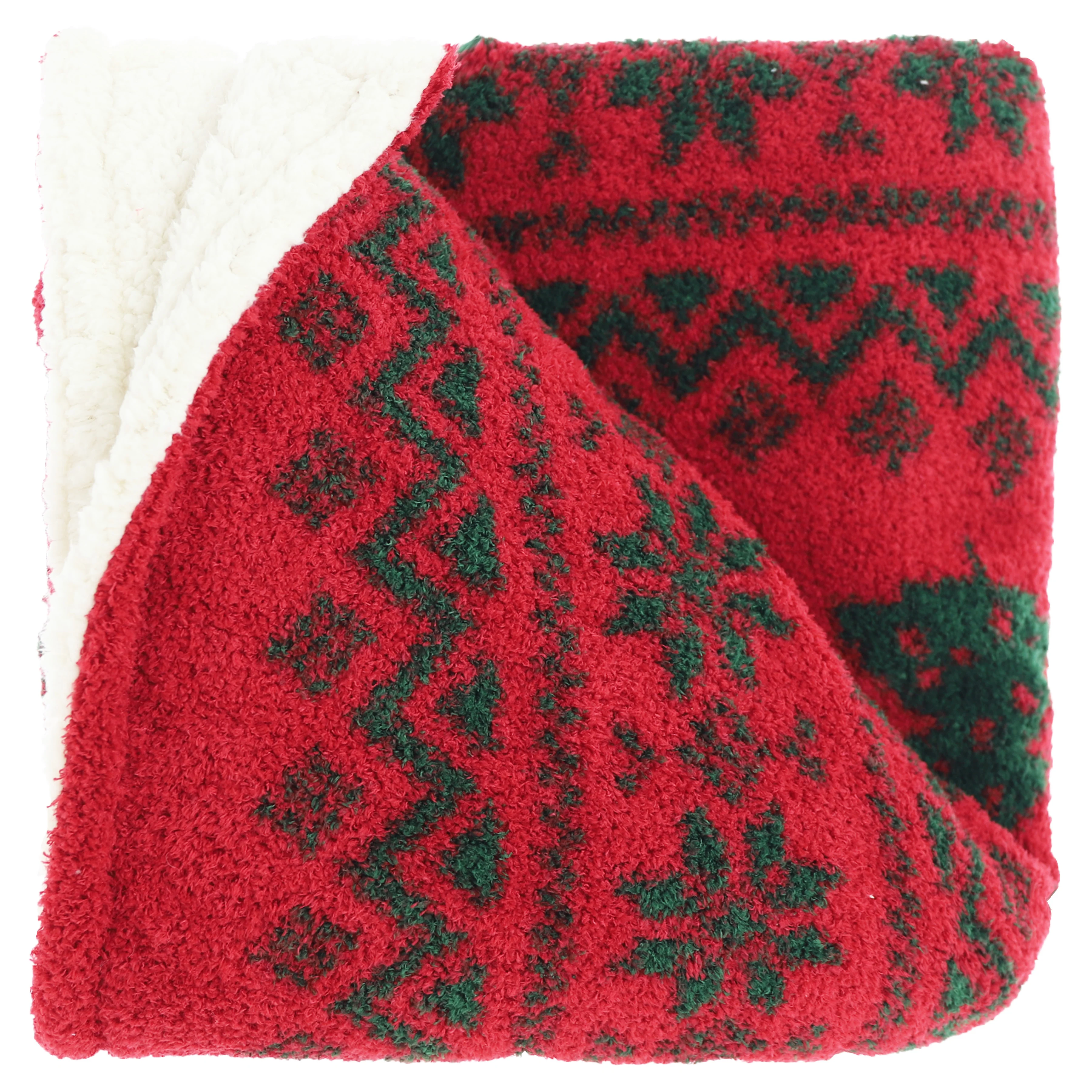 DAVE – Plaid – 130x160cm – Kerstplaid – Teddy binnenkant DAVE – Plaid – 130x160cm – Kerstplaid – Teddy binnenkant