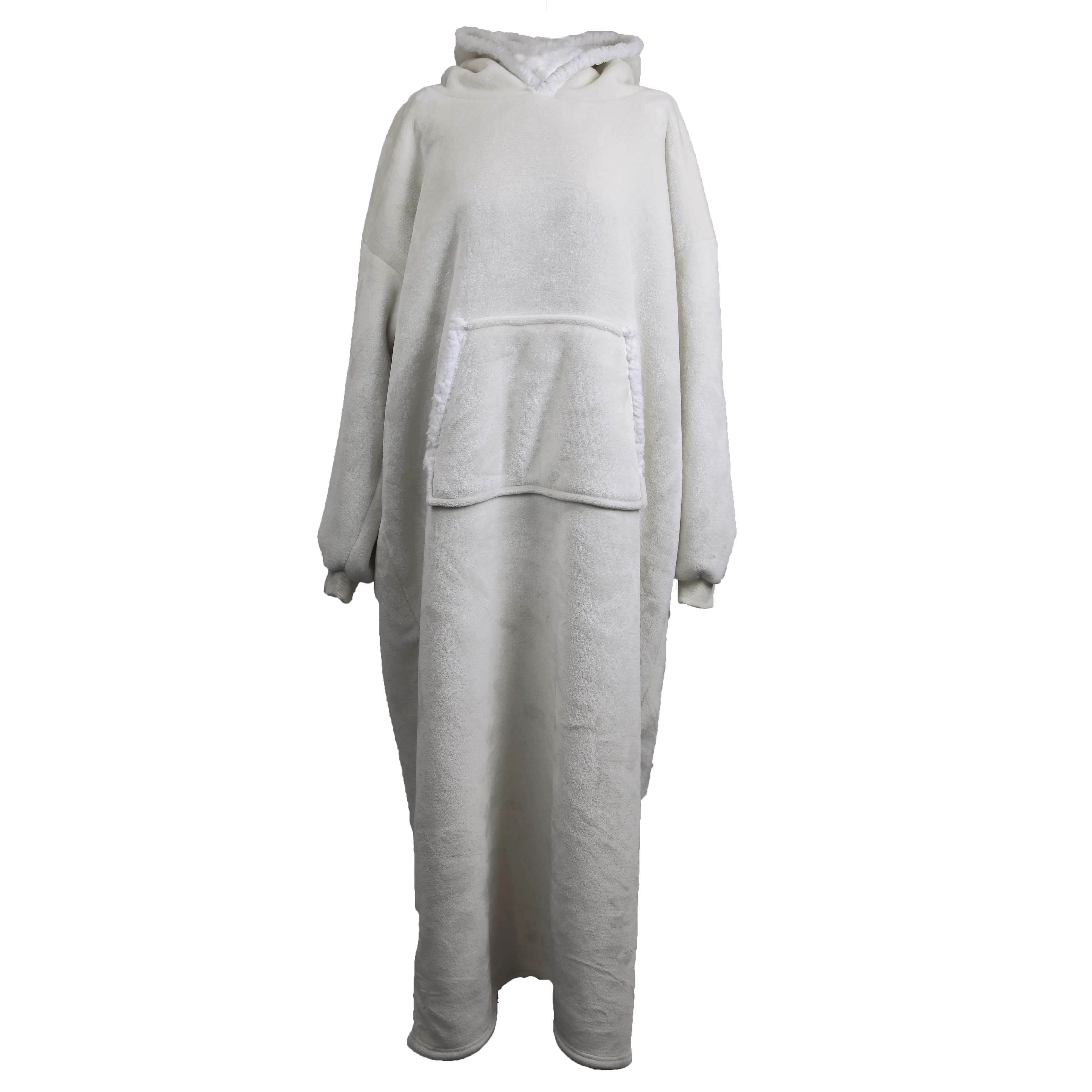 OVERSIZED HOODIE – 75×150 cm – Heerlijk warm – Lang – Fleece