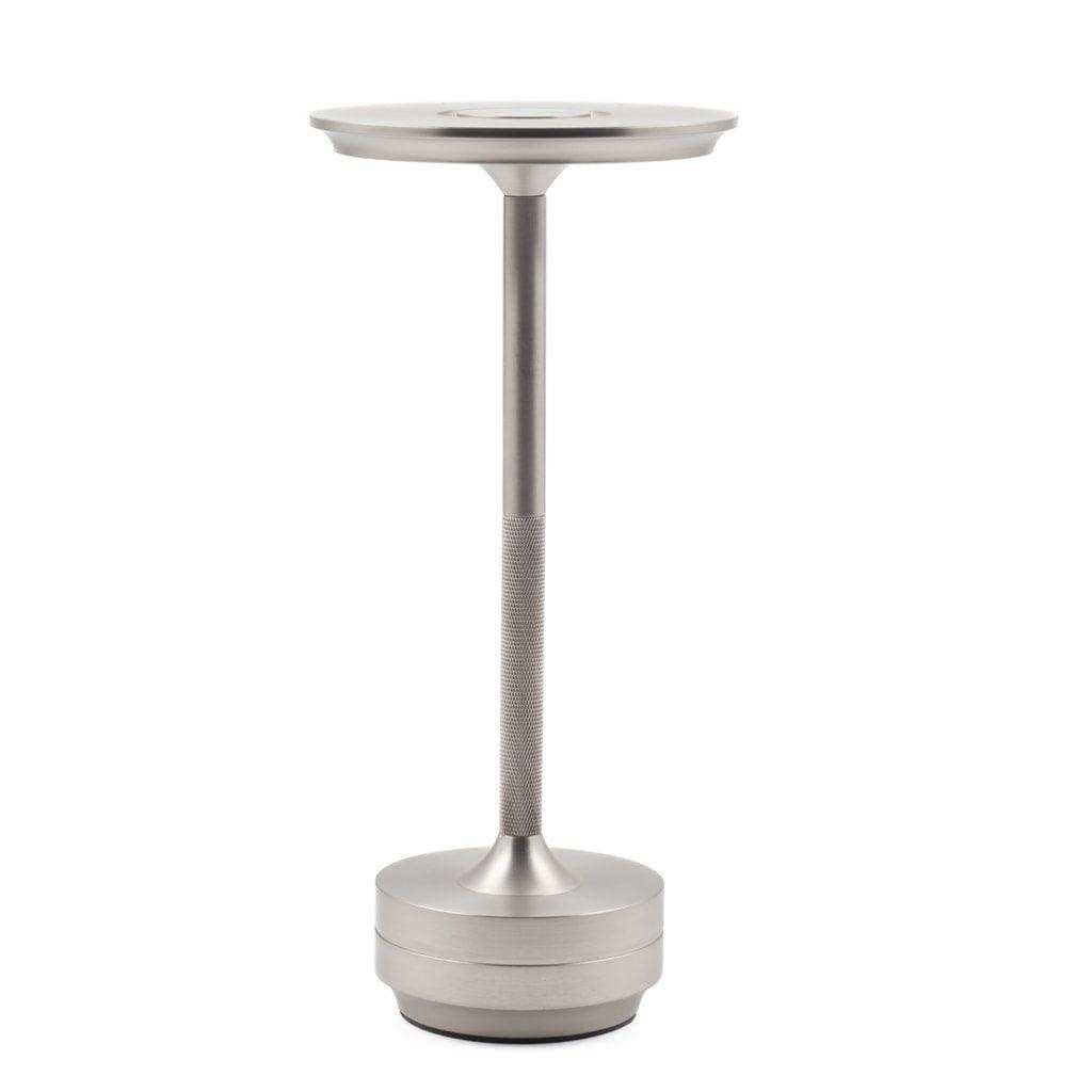Draadloze led tafellamp Venice zilver 27cm