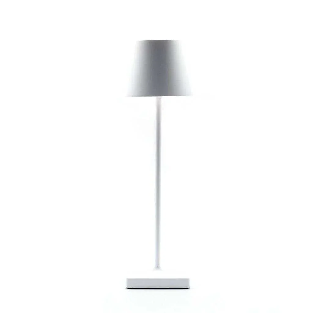 Draadloze led tafellamp Milano wit 35cm