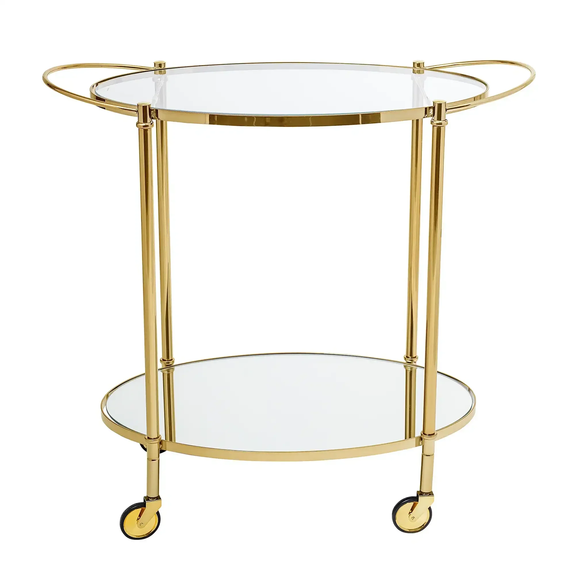 Bartafel glas goud