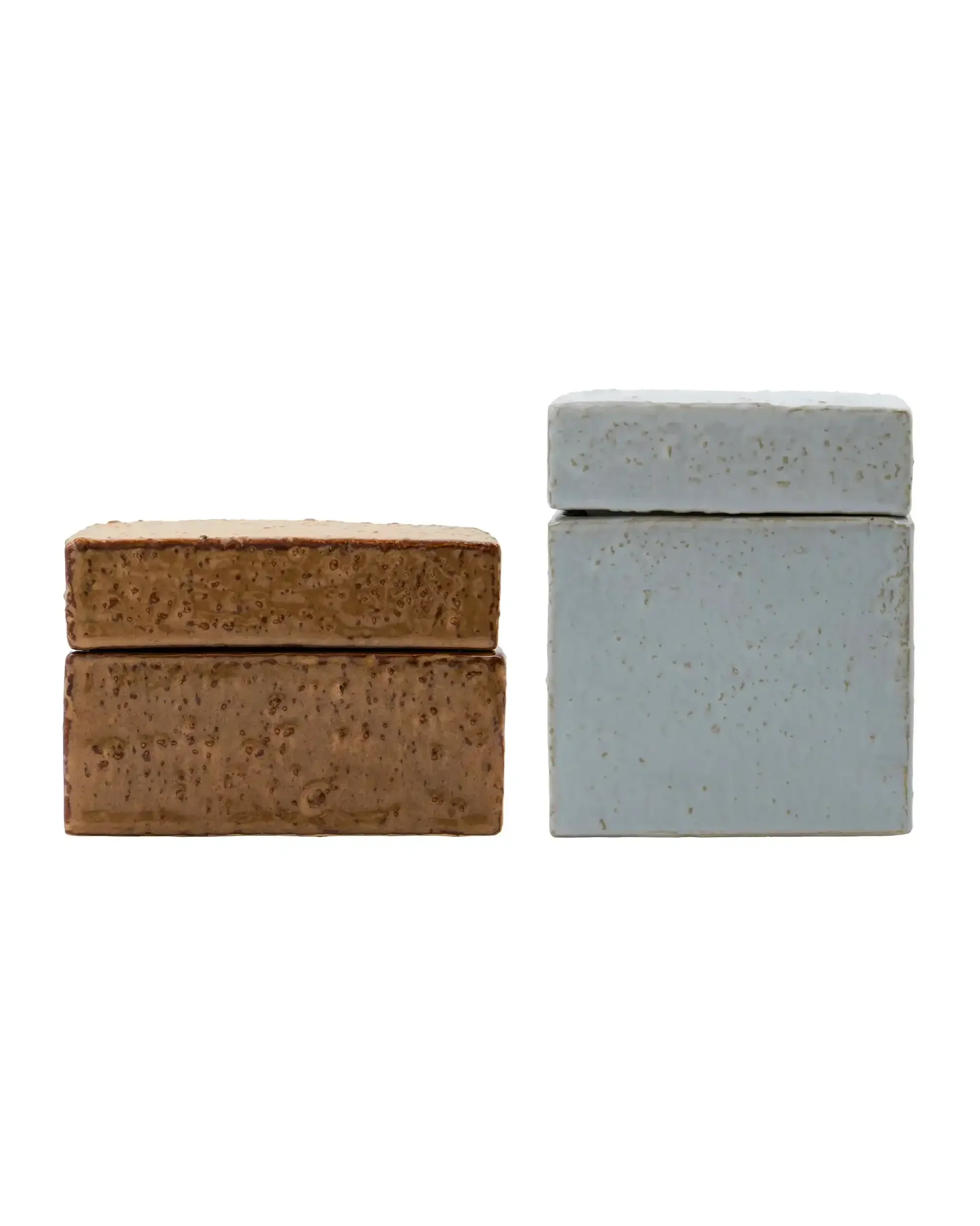 Bewaardozen Treasure Bruin 12x12x8cm