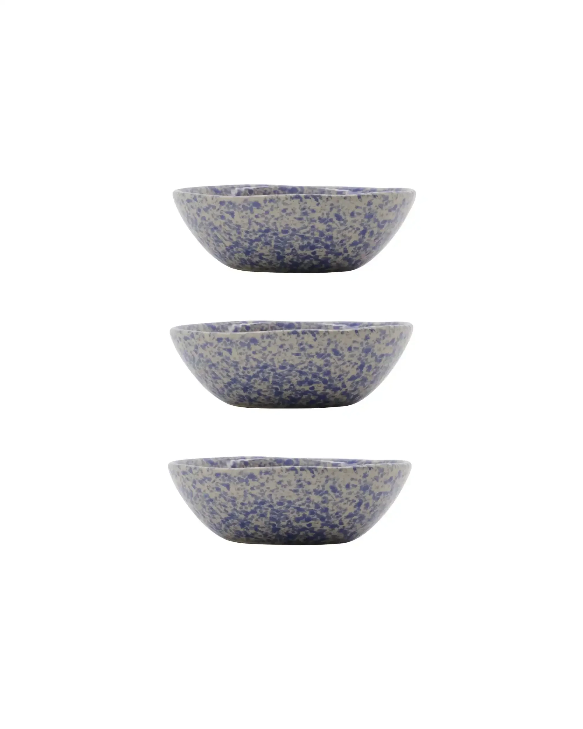 Kommen Diva Blauw 8 cm – 3 stuks