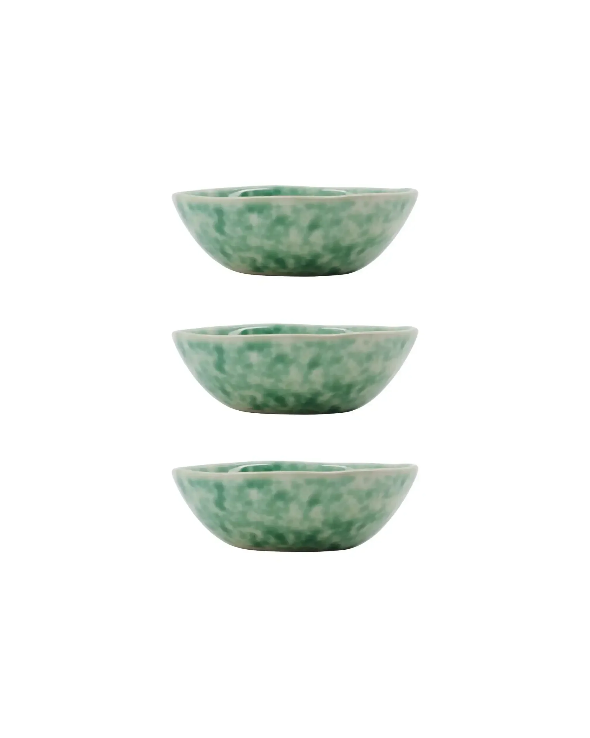 Kommen Diva Groen 8 cm – 3 stuks