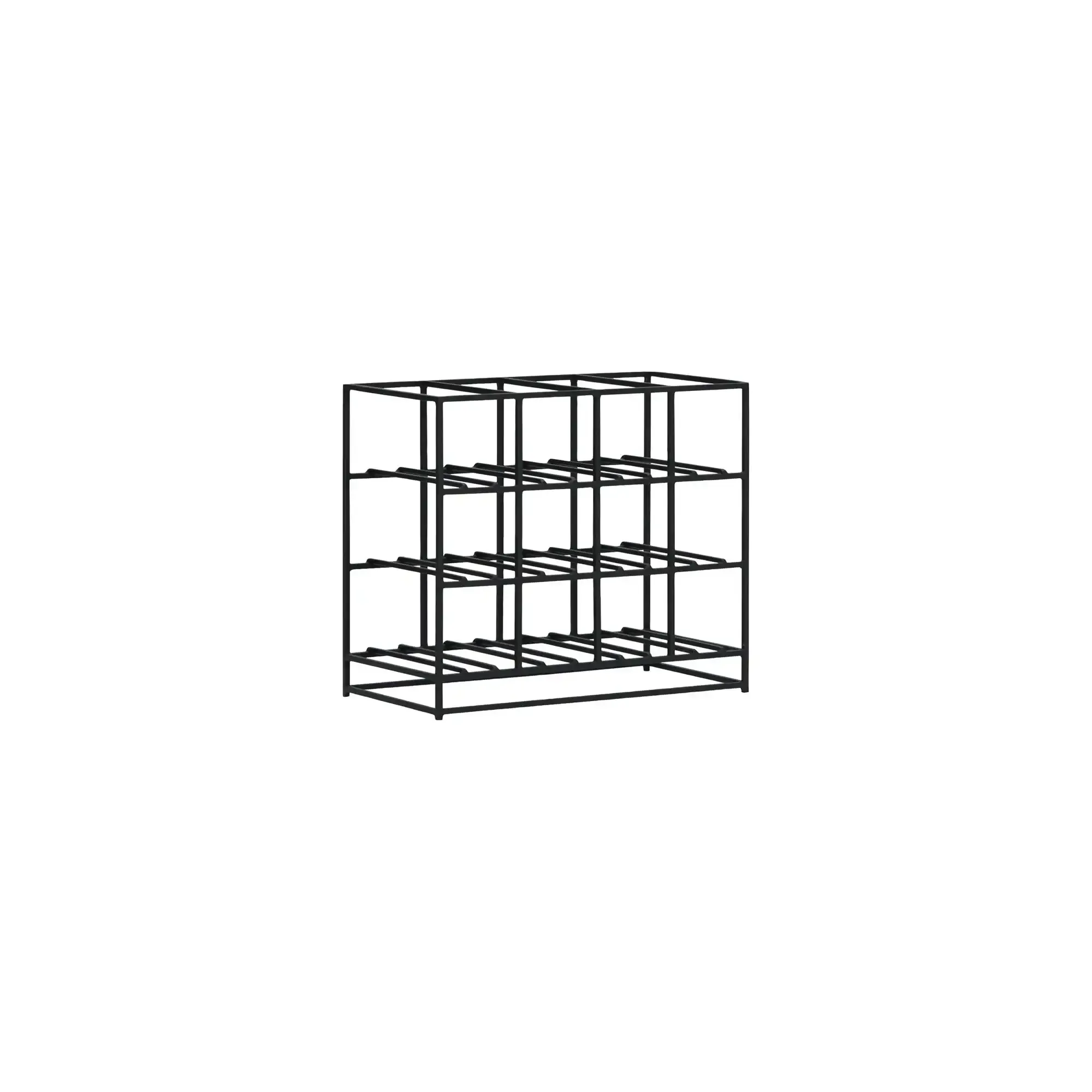Wijnrek 12 zwart Wijnrek 12 zwart