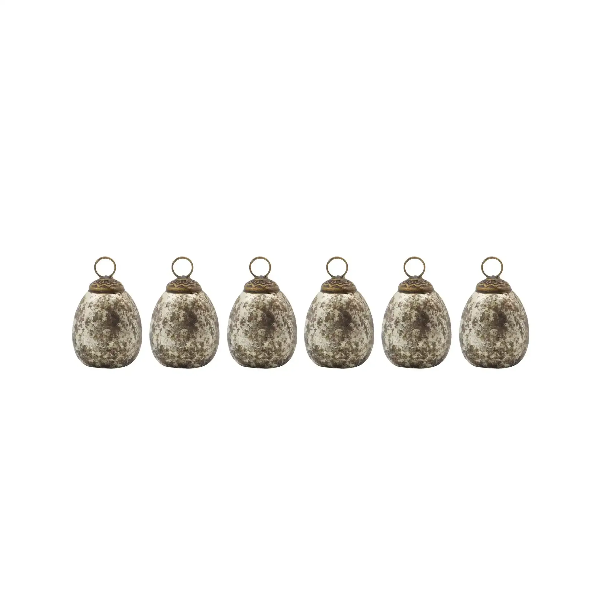 Kaartenhouder Pack antiekzilver – 6 stuks