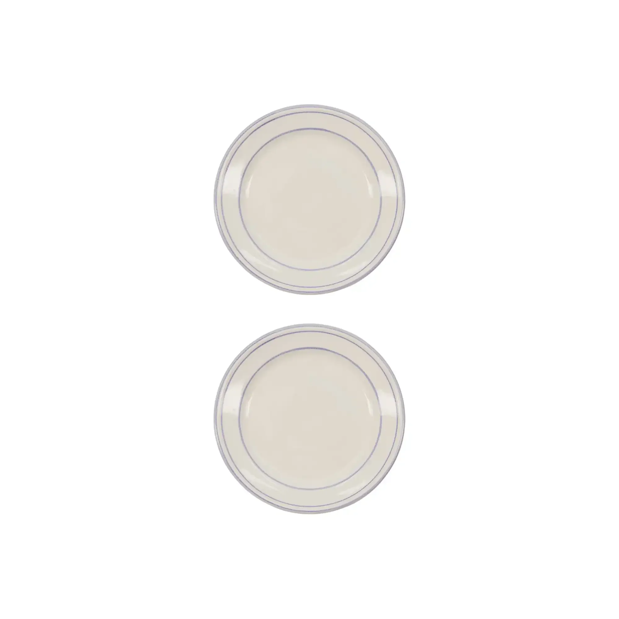 Bistro bord blauw 21cm – set van 2