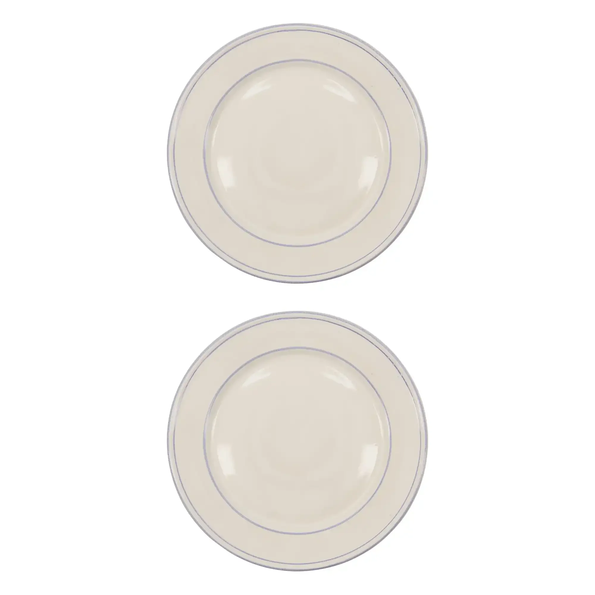 Bistro bord blauw 27cm – set van 2