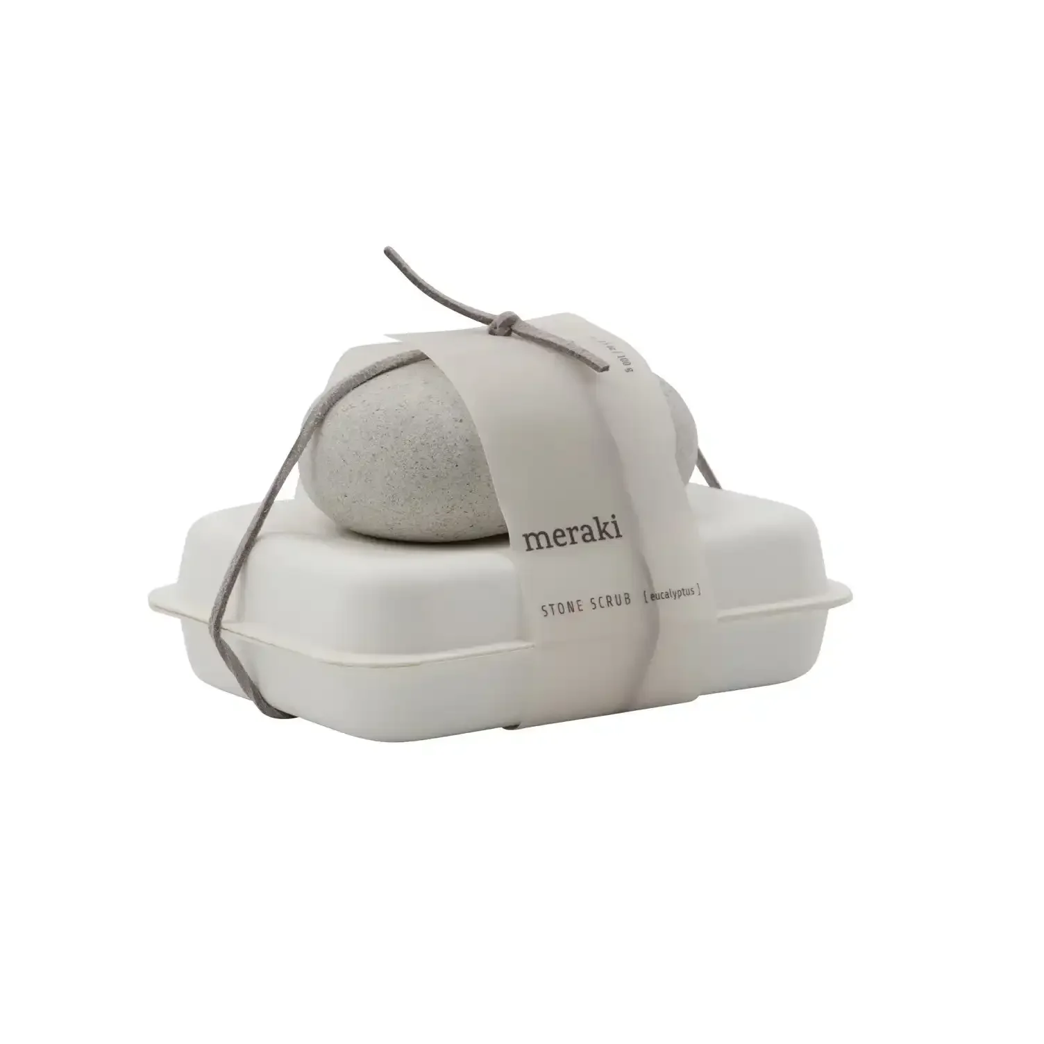 Scrubsteen set met eucalyptus zeep