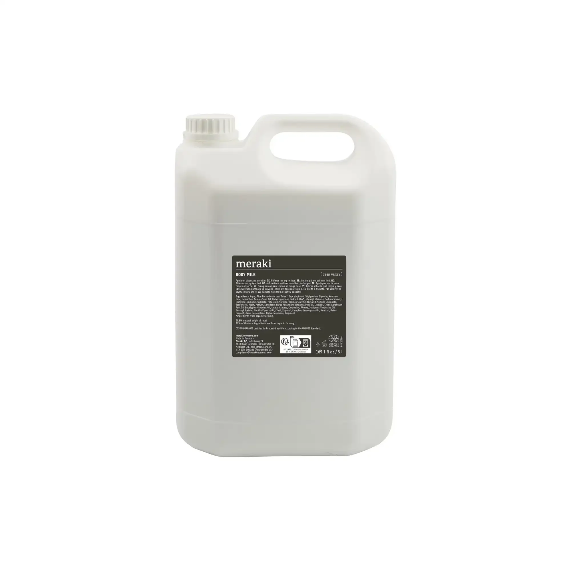 Body Milk Deep Valley – 5L