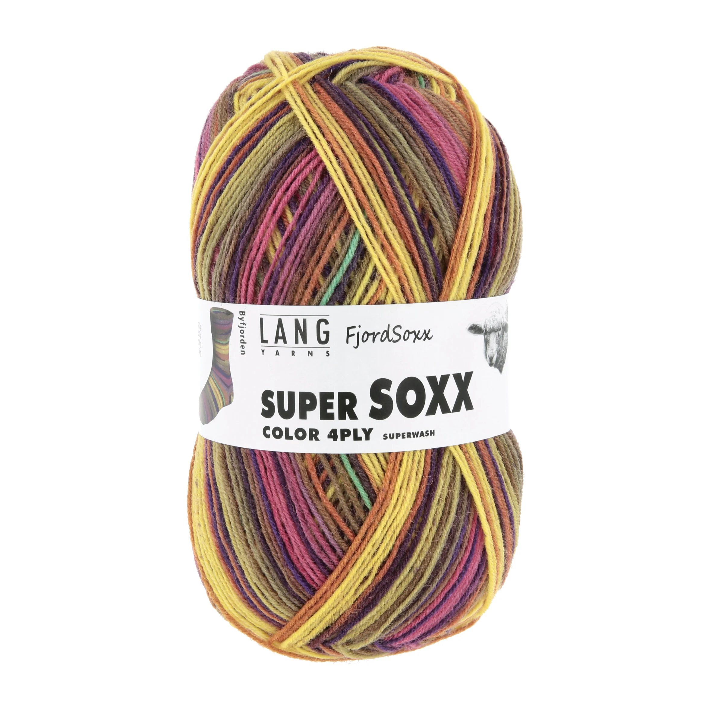 Lang Yarns Super Soxx 4 Ply Fjordsoxx Byfjorden (0538)