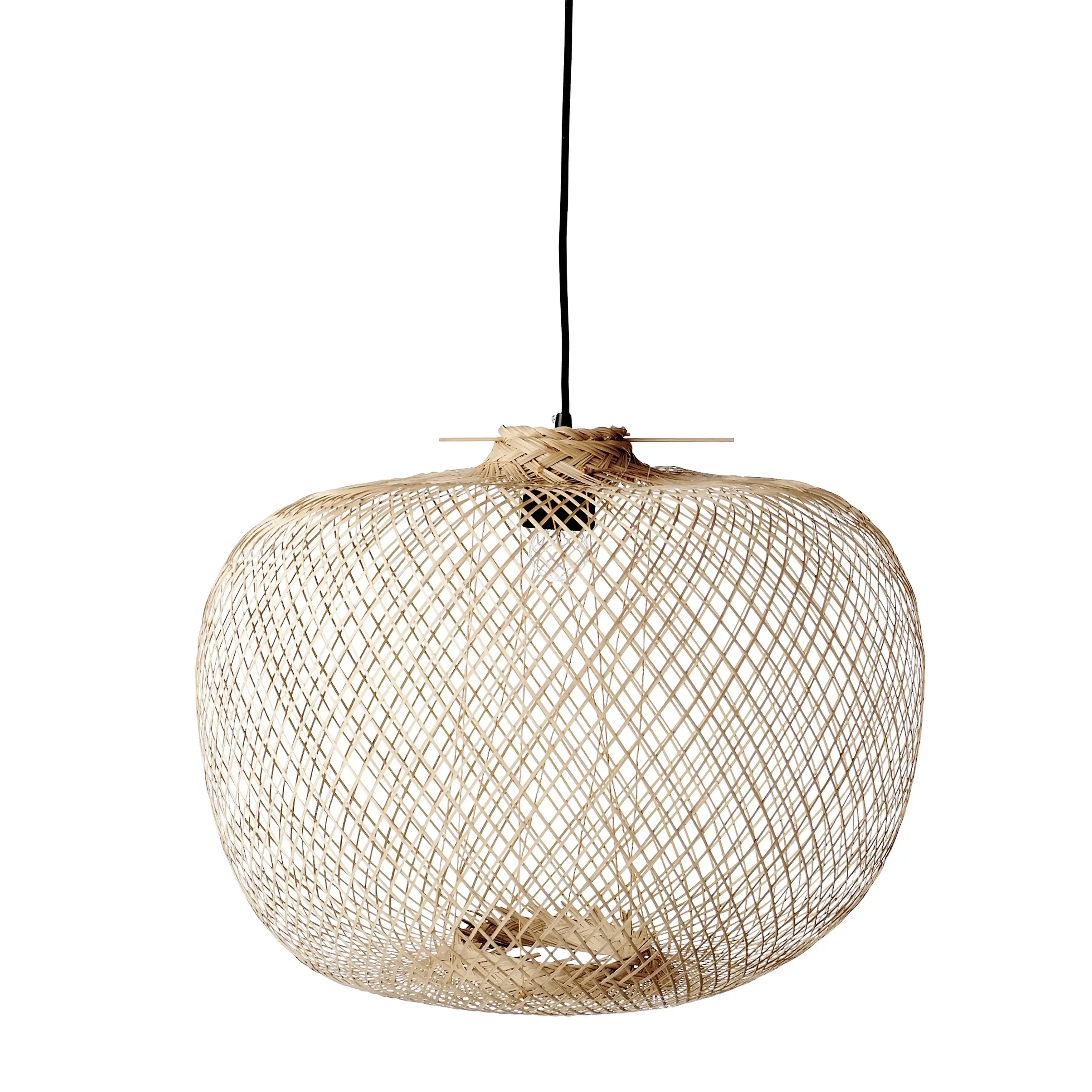 Hanglamp bamboe nature Rodi 42cm
