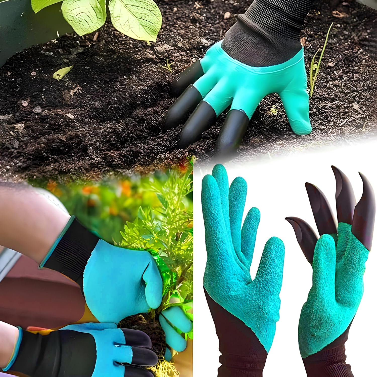 DigMaster™ – Beschermende tuinhandschoenen met klauwen [1 + 1 Gratis]