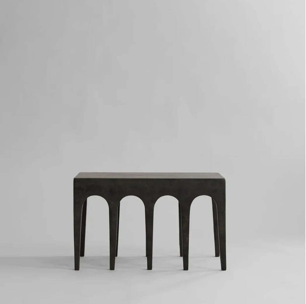 Bow bench – coffee