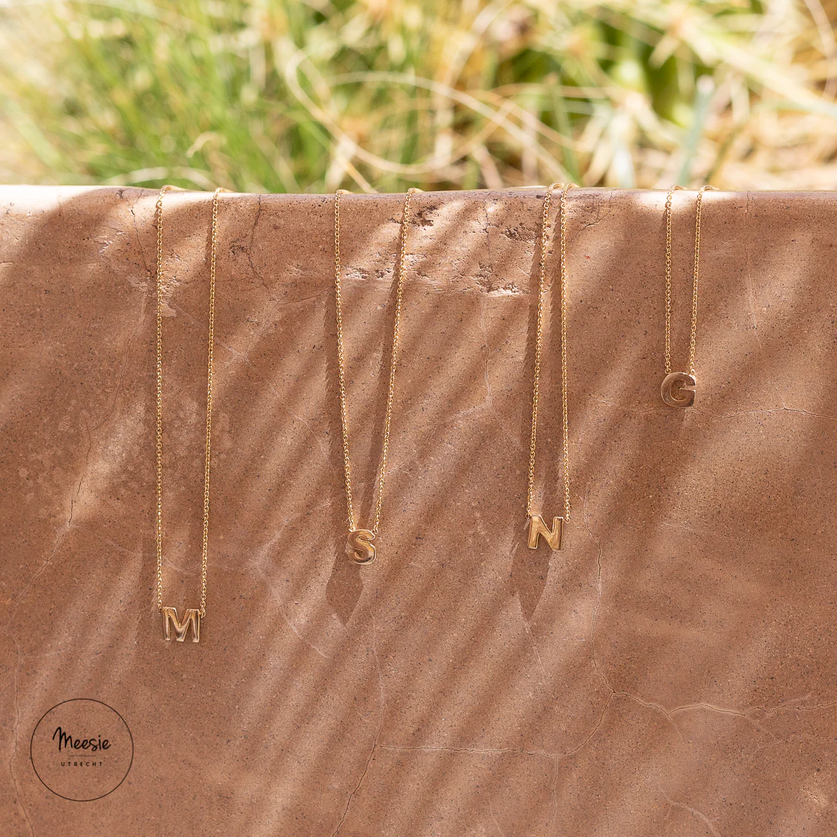 14K Letter Ketting