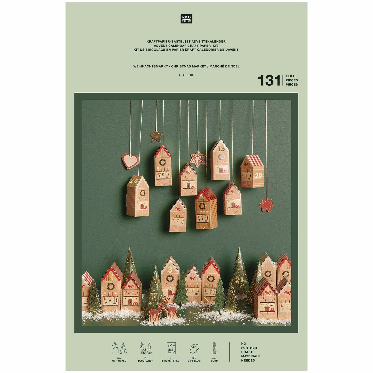 Adventskalender knutselset (500849)