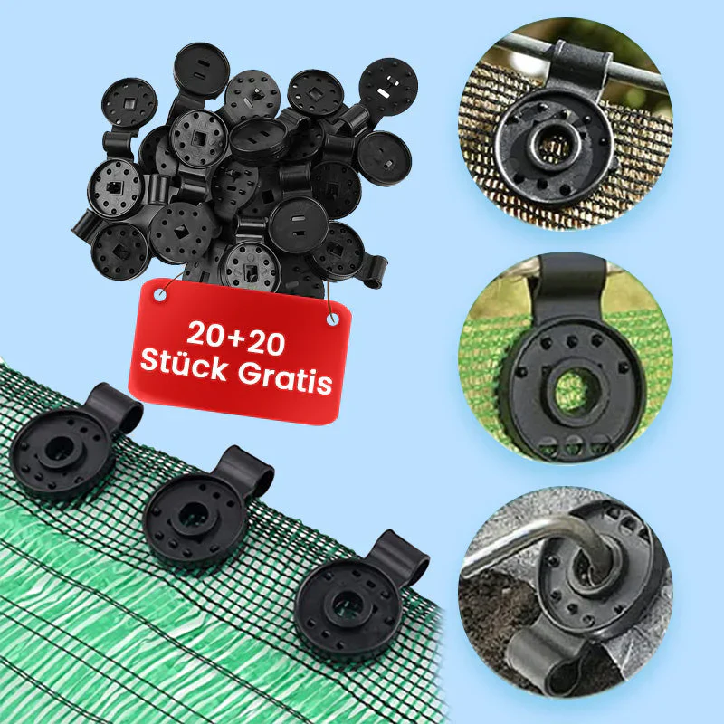 20 + 20 Gratis | ClipHold™ – Veilige bevestigingsclip voor schaduwdoeken [Laatste dag korting]