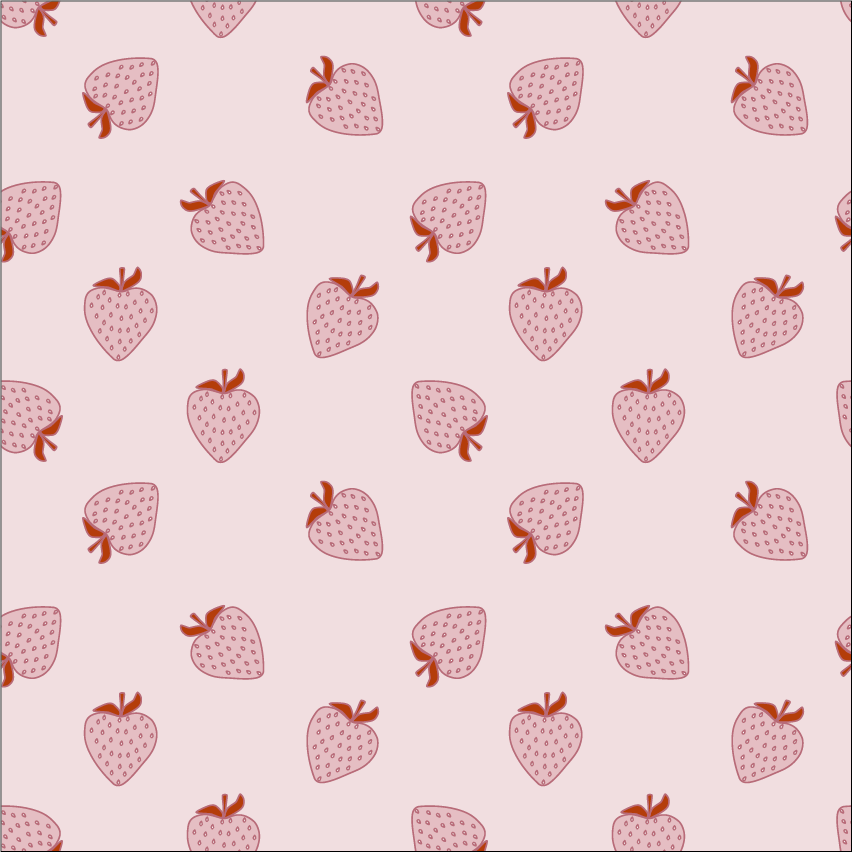 Behang aardbeien