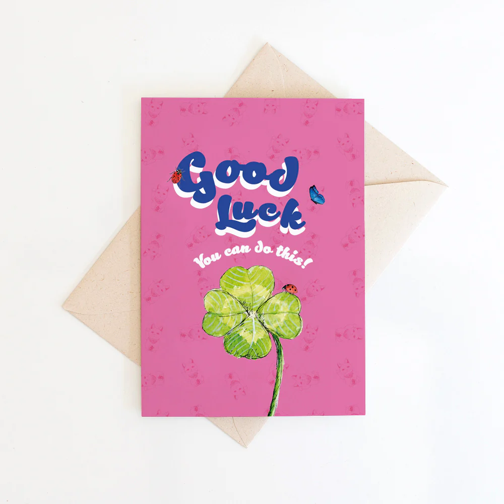 Dubbele kaart Good luck Dubbele kaart Good luck