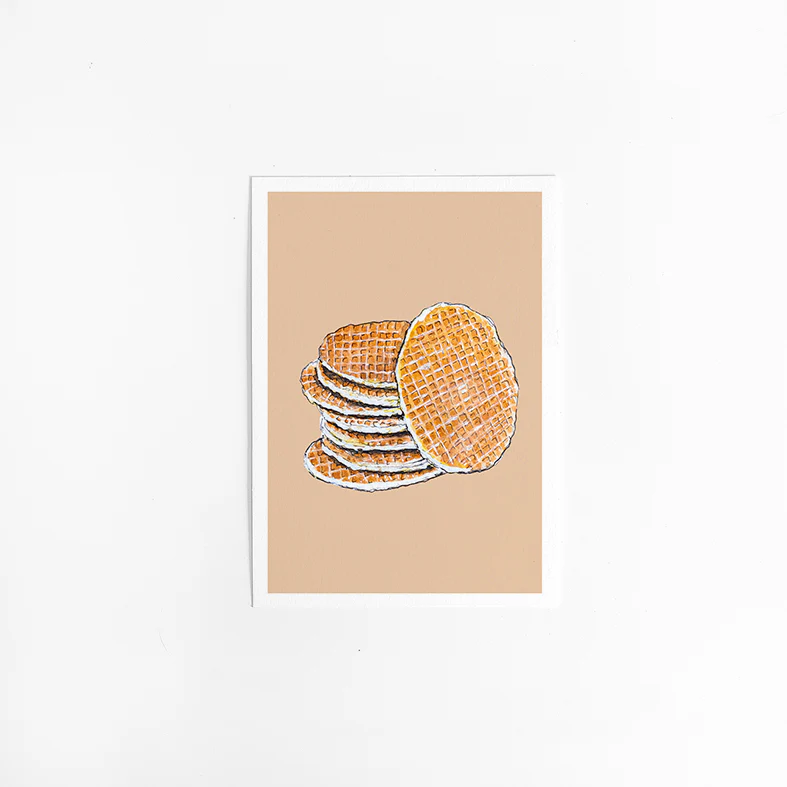 Kaart Stroopwafel Kaart Stroopwafel