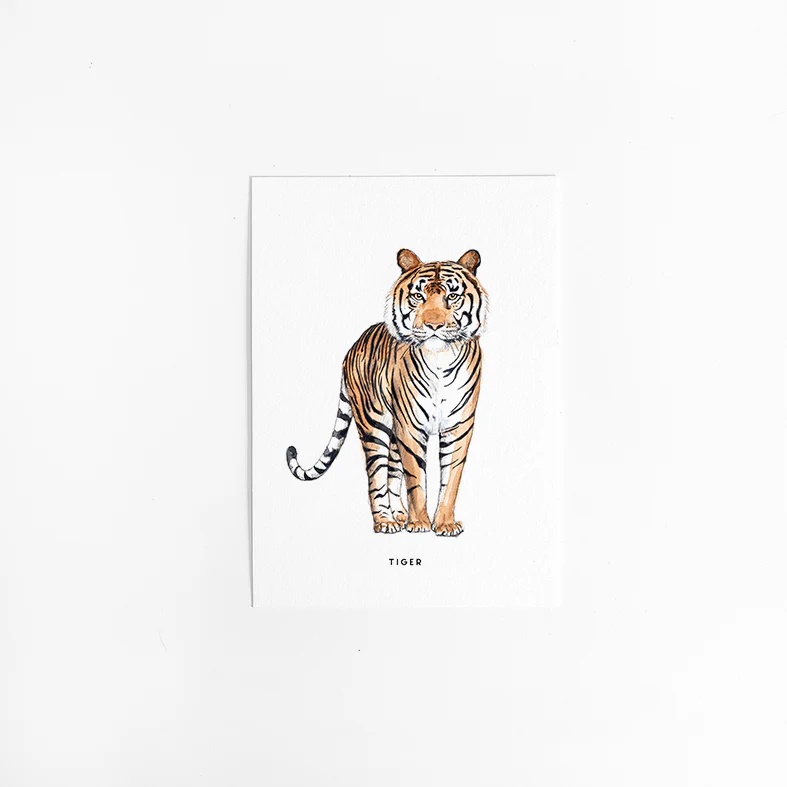 Kaart Tijger Kaart Tijger