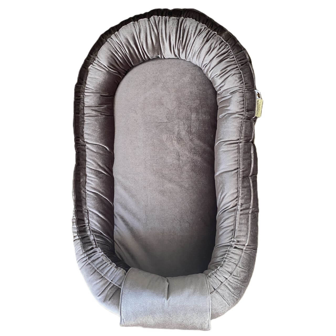 Babynestje Velvet taupe luxury velvet Babynestje Velvet taupe luxury velvet