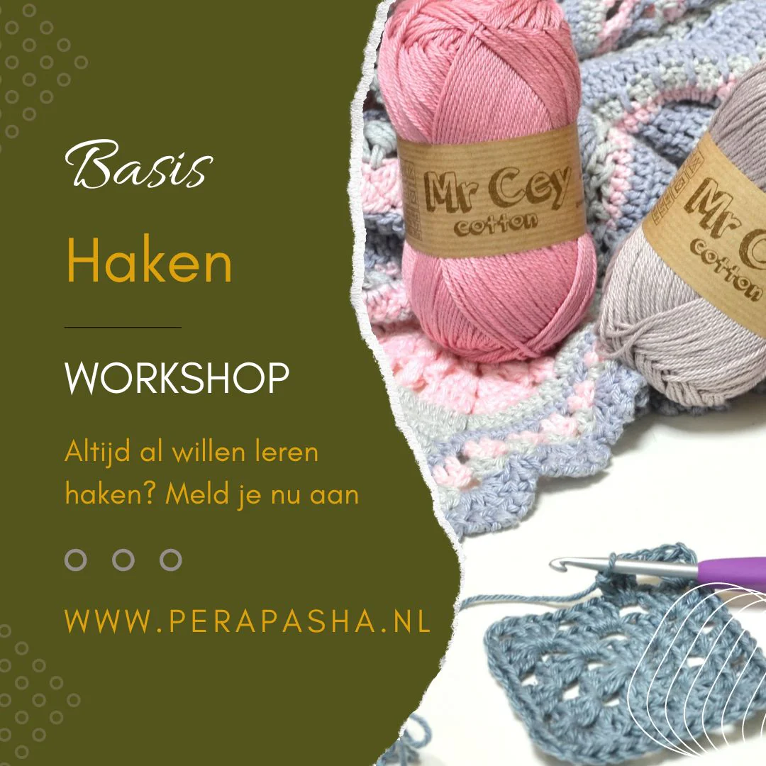 Workshop Basis Haken Les 1 en 2 (7 en 14 juli)