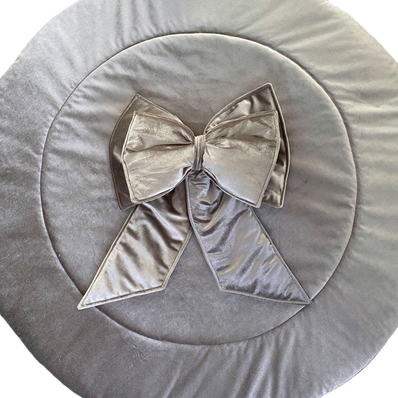 Sierstrik Luxury Velvet - boxstrik - zwart -grote strik - 12 kleuren - Afbeelding 2