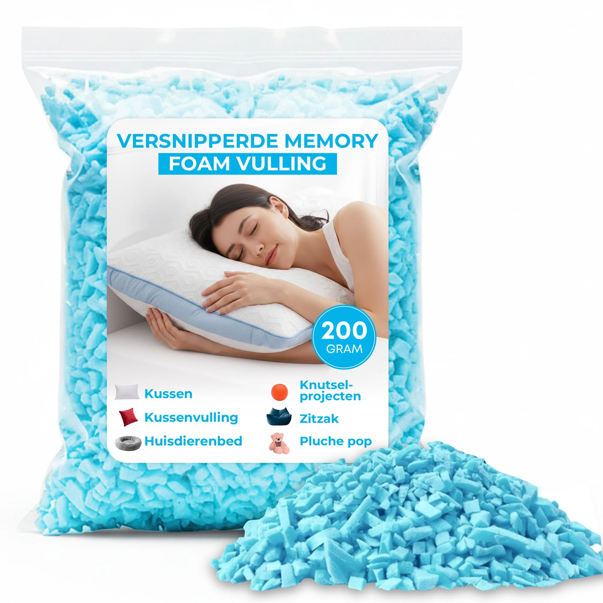 Memory Foam Vulling 200g
